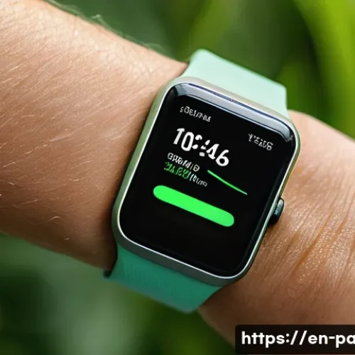 스마트 워치 심박수 정확도 - A close-up, hyper-realistic image of a smartwatch worn snugly on a wrist during a steady-state runni...